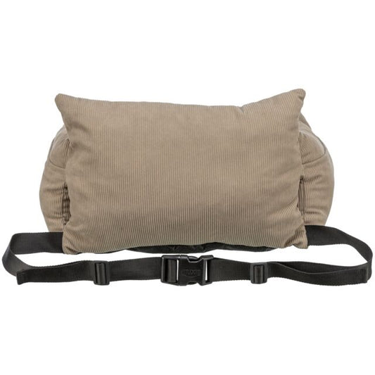 Trixie Hunde Autositz Hundesitz Reisebett Hundebett 55 × 30 × 50 cm taupe Reisen