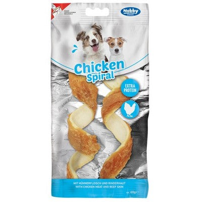 Nobby Classic Barbecue Chicken Spiral 60g Curls Curl Huhn Leckerli Snack Hund