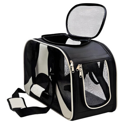 Nobby Tragetasche Swing cream/schwarz Hund Katze bis 8kg Tasche Transport