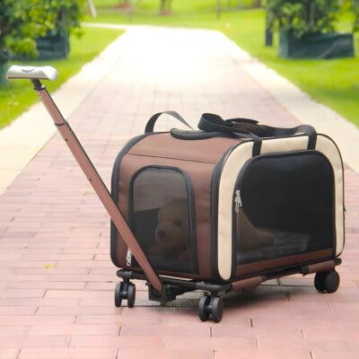 Nobby Trolley Move Braun Hund Katze bis 10kg Tasche Transport