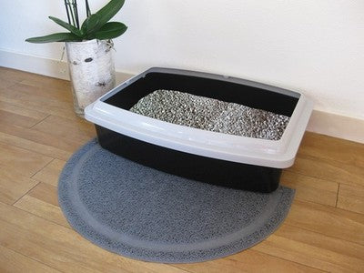 Nobby Katzentoilette Vorleger 60x36 cm Katzenstreumatte Katzenklo Matte Katze