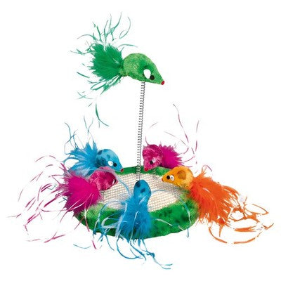 Nobby Katzenspielplatz Plüsch mit Katzenminze Katzenspielzeug Spielzeug Katze