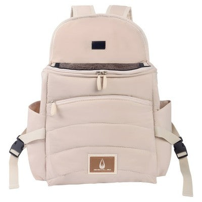 Nobby Hunde Fronttasche Faroe beige 4kg 30x20x28/40cm Hund Katze Tragetasche