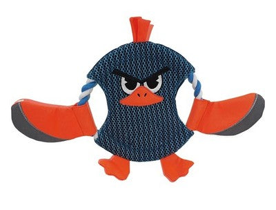 Nobby Hundespielzeug Mesh-Ente Fly Disc quietschend Dog Disc Frisbee Scheibe