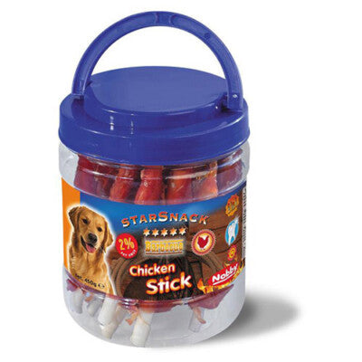 Nobby Barbecue Chicken Stick 450g Kaurollen Chewing Rolls Hund Leckerli Snack