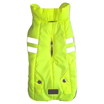 Nobby Hundemantel Naupo neongelb Fleecefutter wasser windabweisend Hund