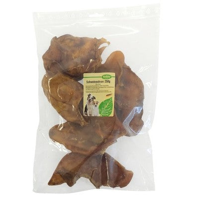 Nobby Nature Schweineohren 250g natürlich getrocknet BARF Hundesnack Kausnack