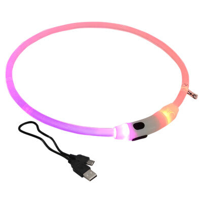 Nobby LED Lichtring Shiny Hunde Sichtbar bis 300m Leuchthalsband Leuchtring