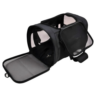 Nobby Tragetasche Hany schwarz Hund Katze bis 8kg Tasche Transport