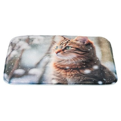 Trixie Liegematte Katze 40x30cm Weihnachten rutschfest Katzen Motiv XMAS