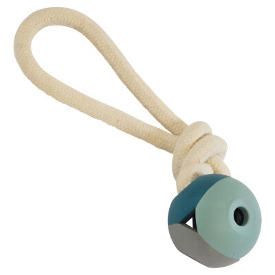 Nobby Hundespielzeug Ball 33cm Wurfschlaufe Gummi robust Dental Spielzeug Hund