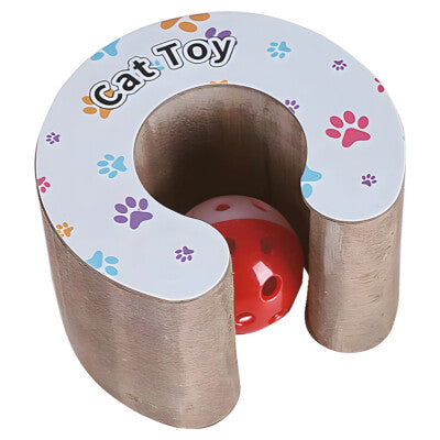 Nobby Katzenkreisel Flex 24x10cm Karton mit Katzenminze Spielzeug Katze