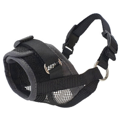 Nobby Maulkorb verstellbar Klettverschluss grau Nylon Hundemaulkorb Hund