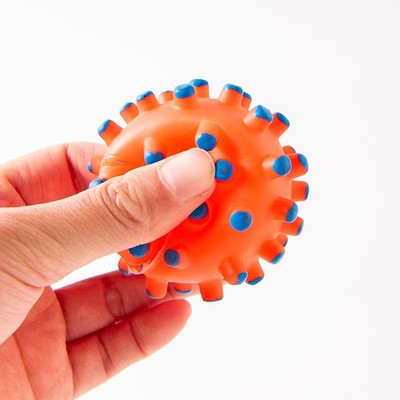 Vinyl Igelball Hundespiel Noppenball Wurf Ball Gummiball Spielzeug Apportieren