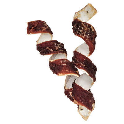 Nobby BBQ Duck Spiral 16cm 2,52 kg Kiste Chewing Curl mit Ente Hund Kauspaß