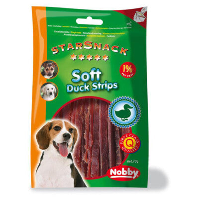 Nobby Hunde Starsnack Soft Duck Stripes 70g Ente Leckerli Snack