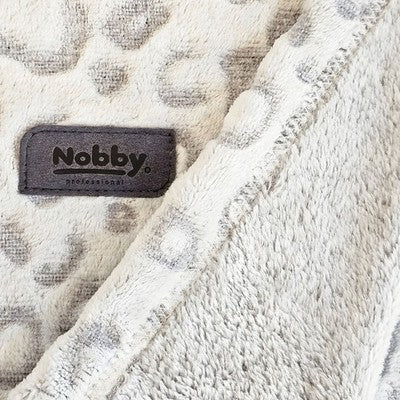 Nobby Hundedecke Fleece Plaid Lorik Leopard grau weich Decke Plüsch Hund Katze