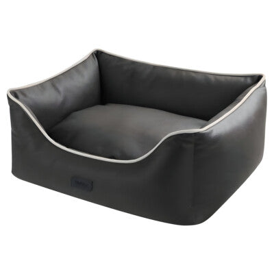 Nobby Hundebett Horia eckig anthrazit Komfortbett Katzenbett Hund Katze
