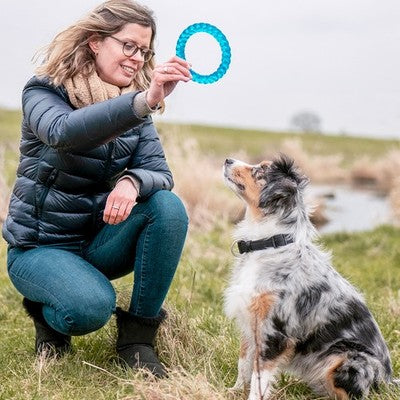 Nobby TPR Ring Hundespielzeug Hund Spielzeug robust schwimmt Denta Zahnpflege