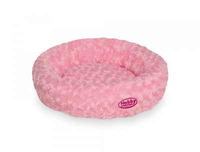 Nobby Donut Arusha Hundebett 45cm Schwarz Pink Katzenbett Kissen Hund Katze