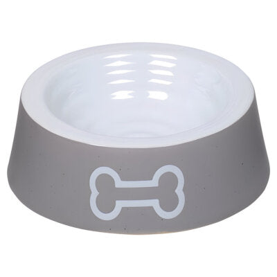 Nobby Keramik Napf Big Bone grau Keramiknapf Futternapf Fressnapf Hund