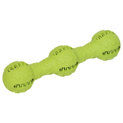 Nobby Hundespielzeug Vollgummi Stick 21cm schwimmt robust Dental Snackball Hund