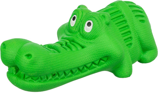 Trixie Hundespielzeug Snack-Krokodil grün 18cm Hunde Leckerlis füllbar Snack