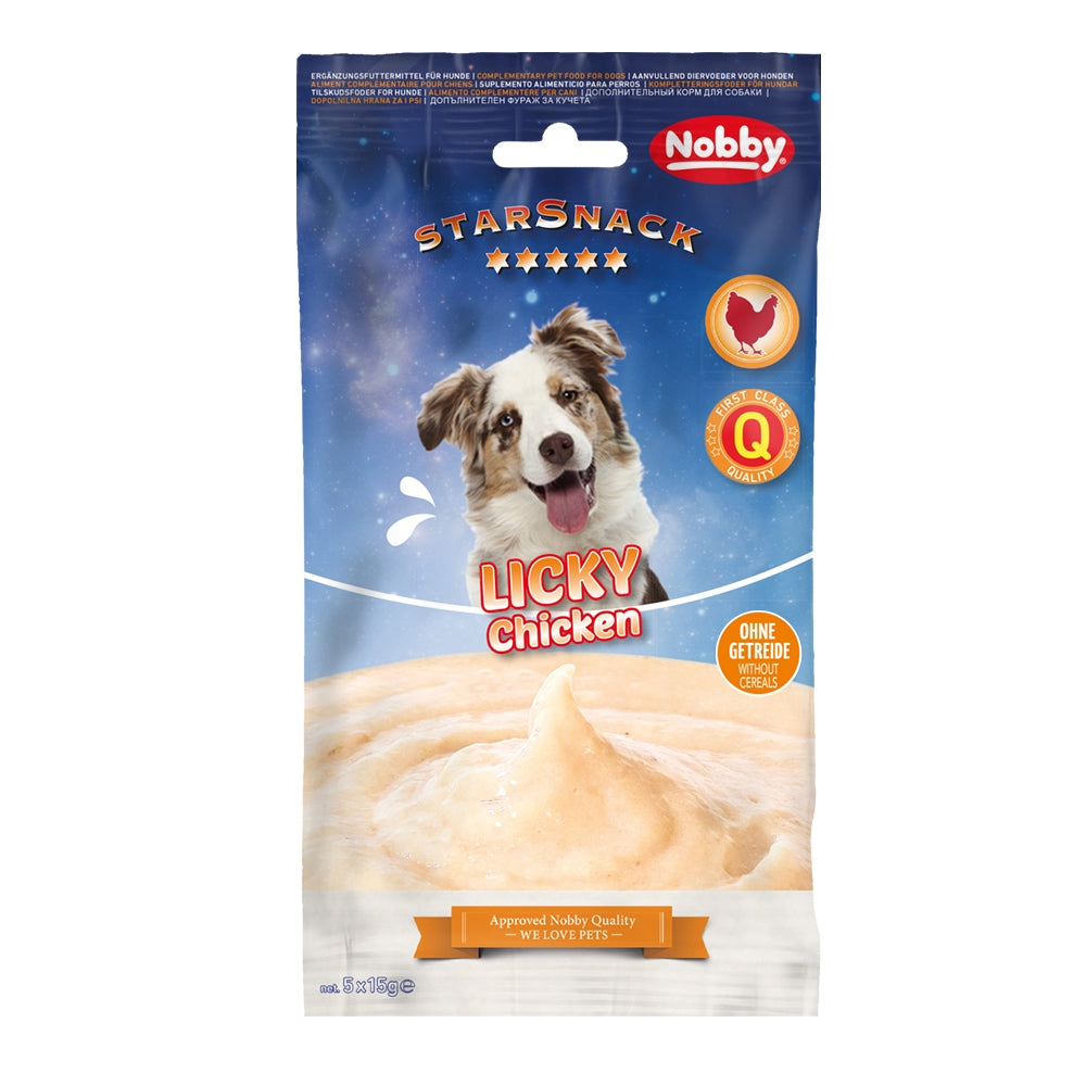 Nobby Starsnack Licky Dog 75g Hundesnack Leckerli Schleckcreme Hund