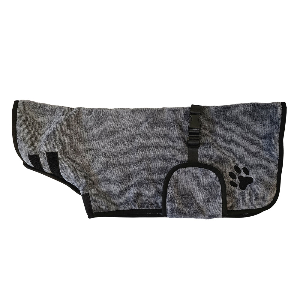 Nobby Hundebademantel Dry & Clean schnell trocknend Mikrofaser für Hunde Baden