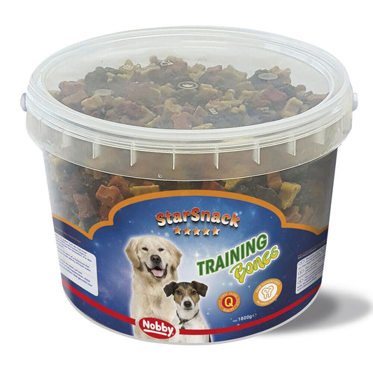 Nobby  StarSnack "Training Bones"Eimer 1,800 g Hudn Dog Snack leckerlie
