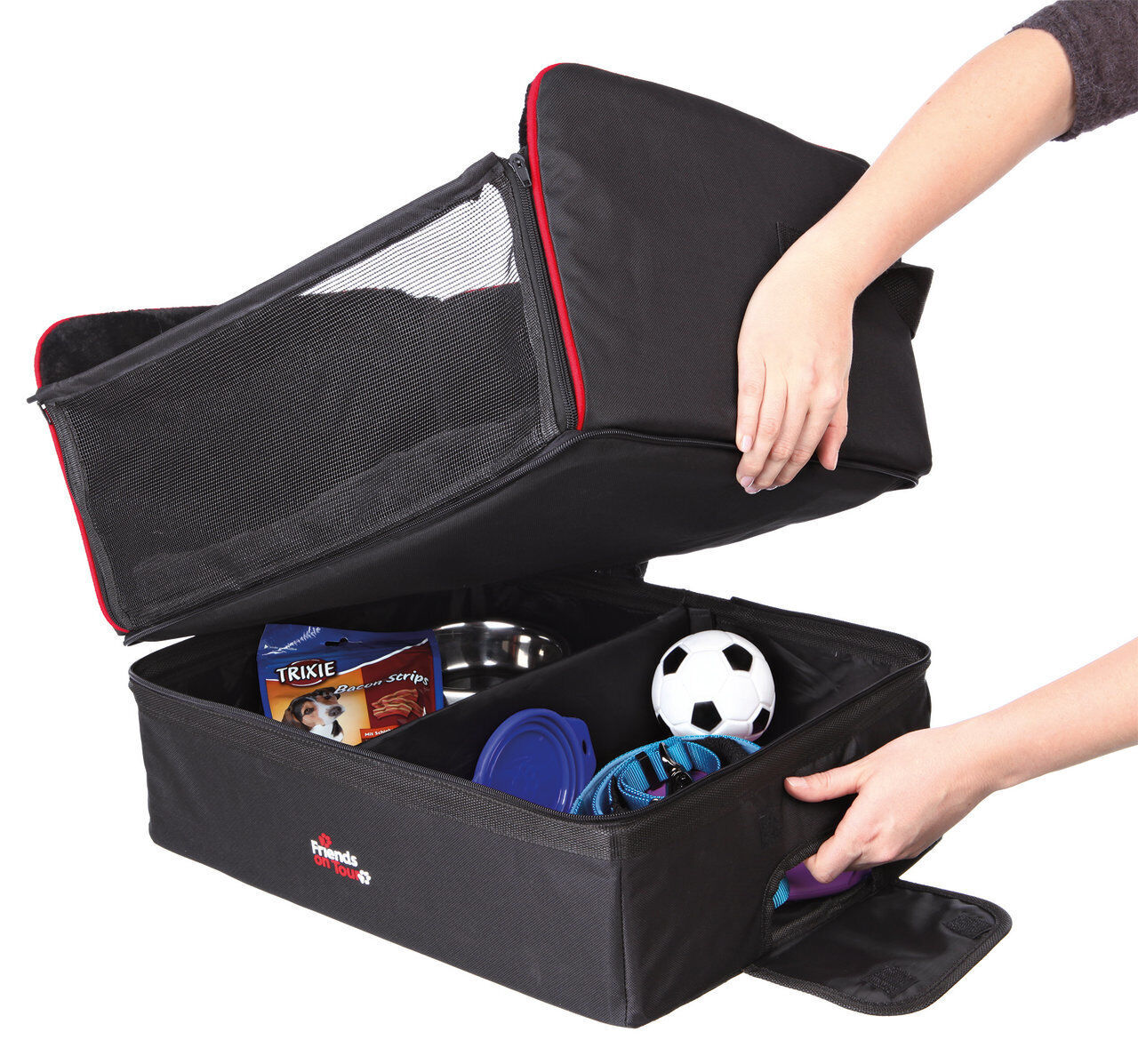 TRIXIE Autositz 45 x 37 x 38 cm schwarz Reisezubehör Auto unterwegs