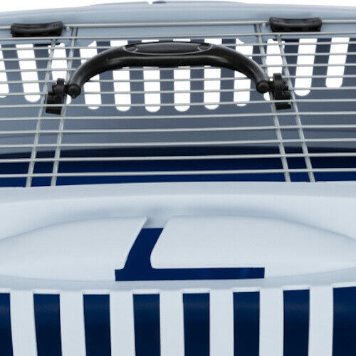 Trixie Transportbox Capri 3 Open Top dunkelblau/hellblau für Hunde Katzen