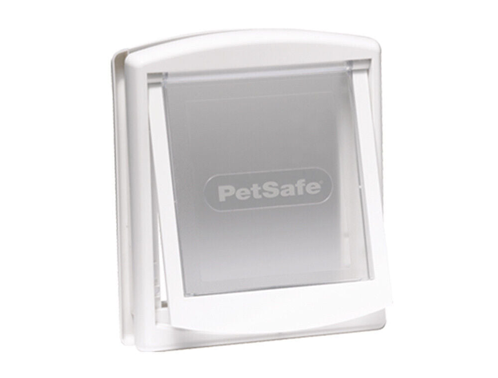 Nobby PetSafe Tür 740weiss / transparent 35,2 x 29,4 cm 2 Wege Freilauftür