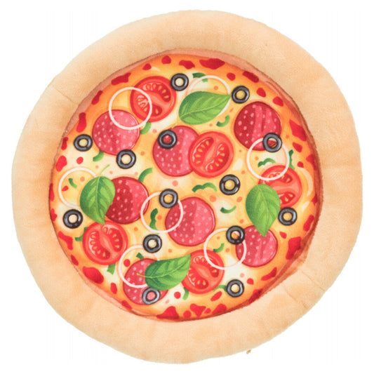 Trixie Hundespielzeug Pizza Plüsch Spielzeig Hund Dog