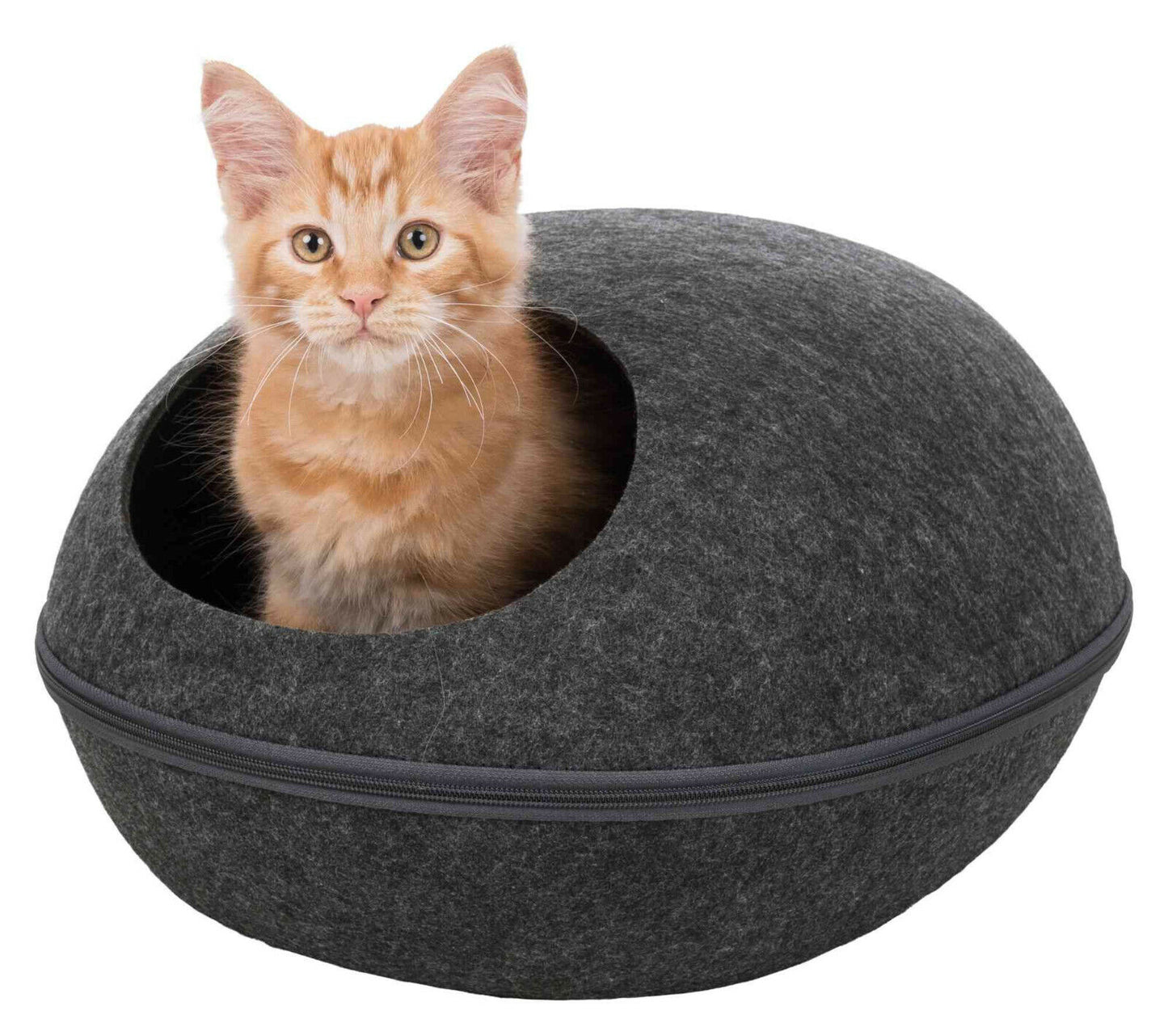 Höhle Katze Hund Liva, Filz 40 24 47 cm, anthrazit