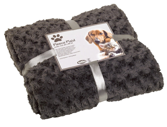 Nobby  Fleece Plaid "SUPER SOFT"grau S 60 x 85 cm Decke Hundedecke Hund Dog