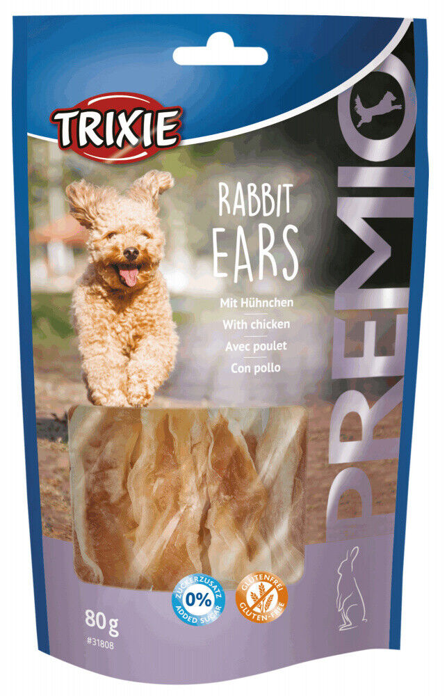 Hasenohren mit Hühnchen 80g Premio Rabbit Ears Trixie Snack