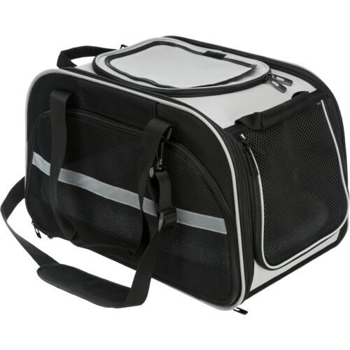 Wohn- und TransportTrixie Tasche Valery 29  31  49 cm, schwarz/grau