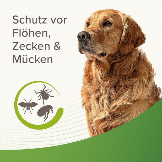 Beaphar Zecken- und Flohschutz Halsband f. Hunde 65 cm beige Ungezieferhalsband