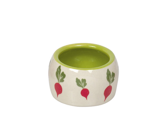 Nobby  Nager Keramik Futtertrog Radish 8 x 4,5 cm, 0,125l Napf Nagetiere Hamster