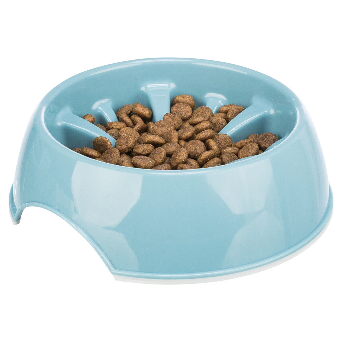 Trixie Slow Feeding Kunststoffnapf Anti-Schling-Napf Anti Schling Napf