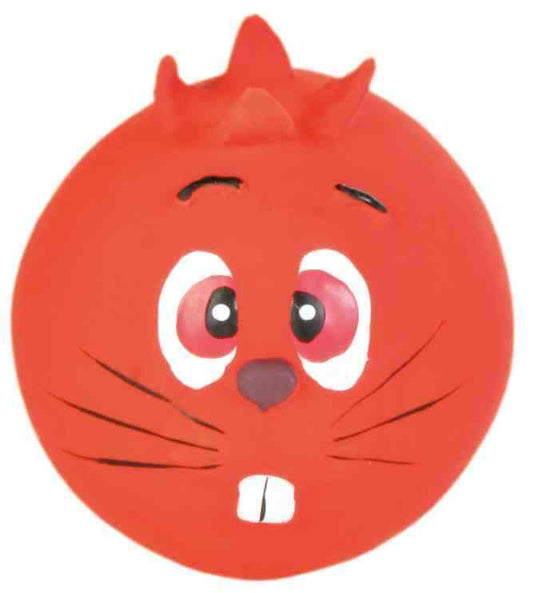 Trixie Ball Faces  6 cm Latex diverse Motive mit Stimme Hundespielzeug Balltier