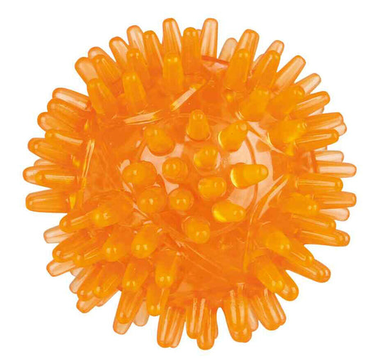 Trixie Blink-Igelball, thermoplastisches Gummi (TPR), schwimmt Hund Dog Blink