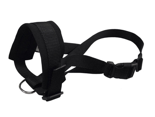 Nobby Nylon Maulschlaufe schwarz Gr. L; Genickr.16-28 cm; Schnauzenr.18-30 cm