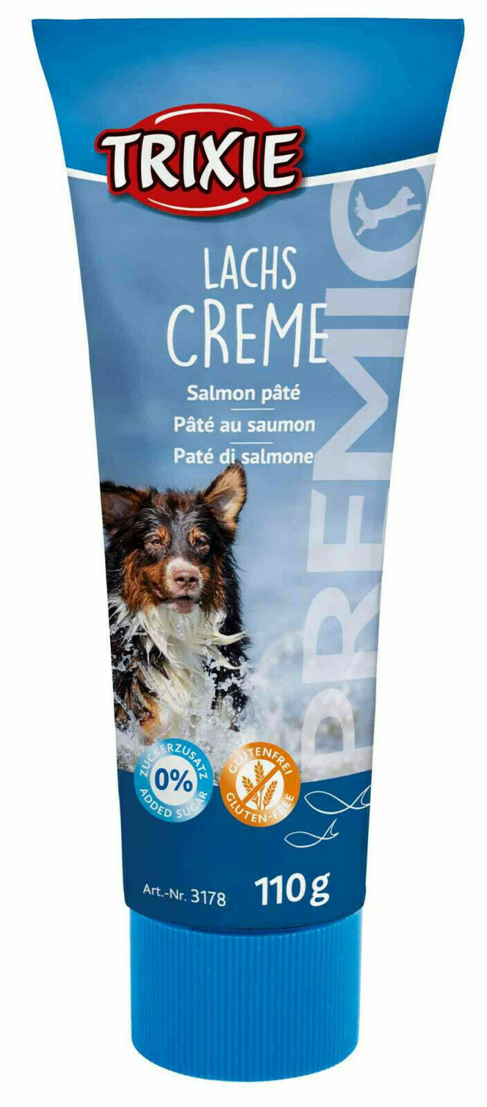 6x Trixie PREMIO Creme Leberwurst,Geflügel, Bacon,Rindfleisch,Lach oder Lamm
