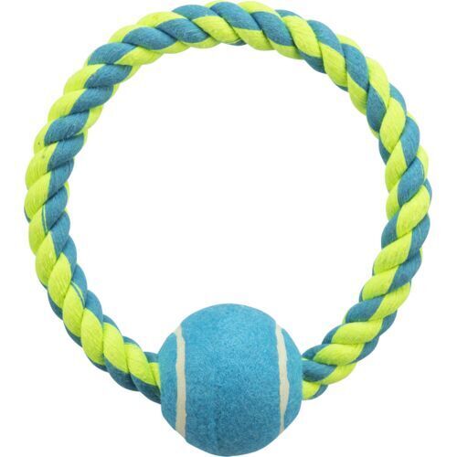 Trixire Ring, Tau, mit Tennisball ø 6 cm/ø 18 cm, lime/petrol
