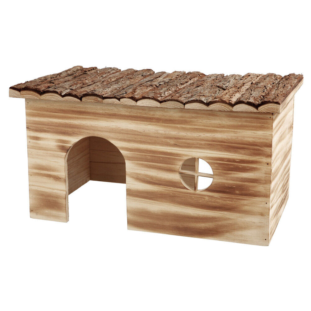 Trixie Haus Grete, geflammt, Nager35 x 18 x 20 cm 2 Eingänge Meerschweinchen