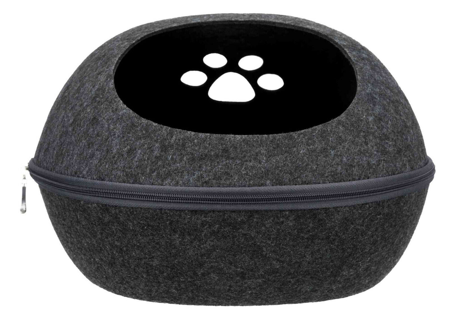 Höhle Katze Hund Liva, Filz 40 24 47 cm, anthrazit