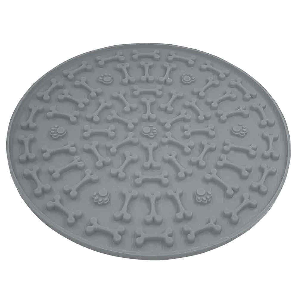 Nobby Kissen  Silikon Leckmatte "BONE"20 cm Hund Futter Leckerlie