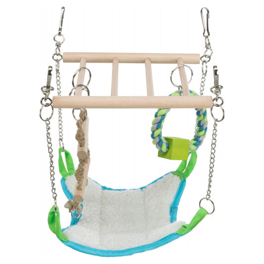Trixie Hängebrücke, 17 x 22 x 15 cm Mäuse, Hamster Spielzeug Nager Nagetiere